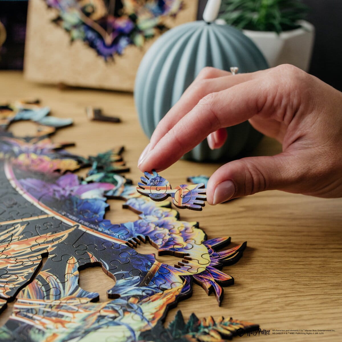 Classic Wooden Puzzle Harry Potter™ Hogwarts (Neonly)