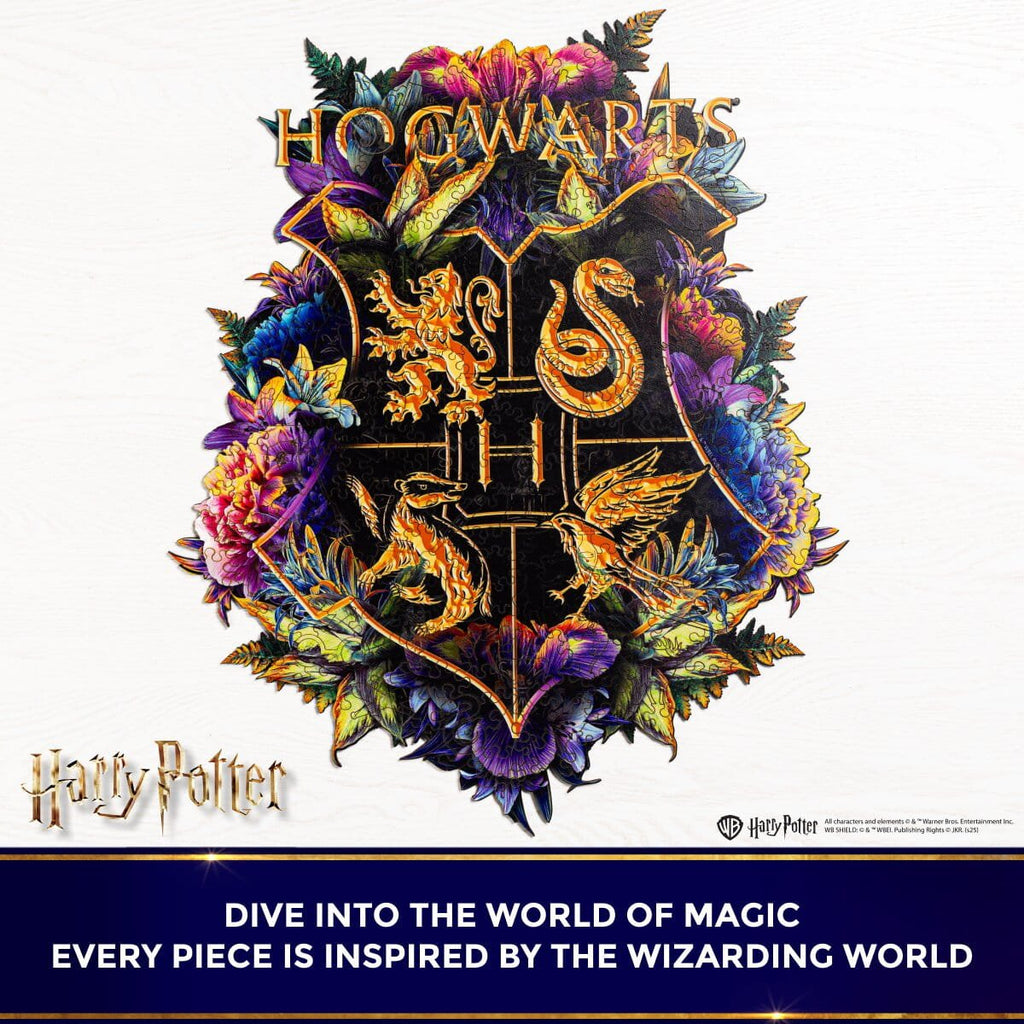 Classic Wooden Puzzle Harry Potter™ Hogwarts (Neonly)