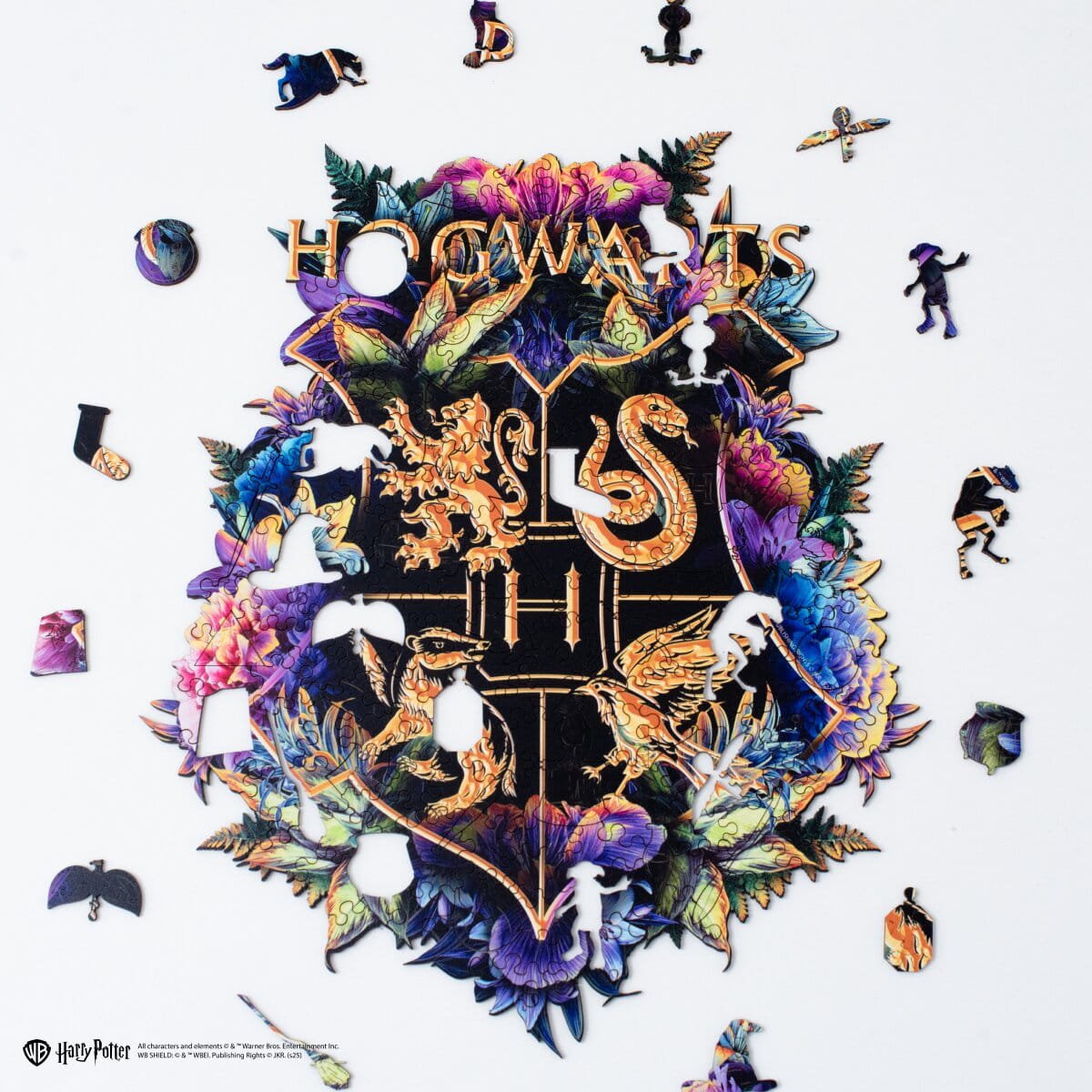 Classic Wooden Puzzle Harry Potter™ Hogwarts (Neonly)