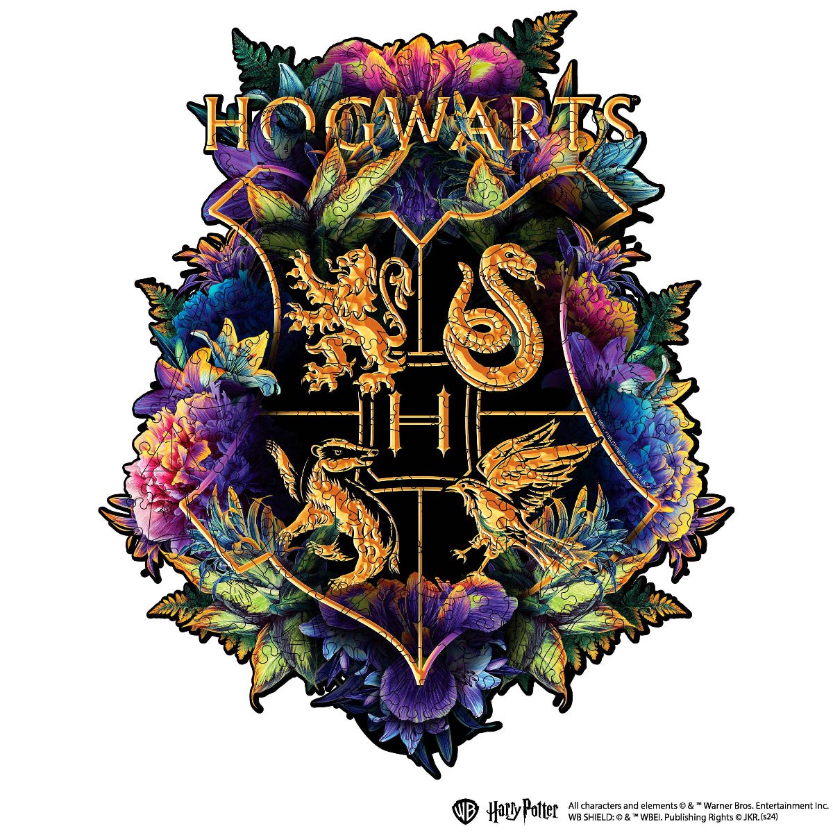 Classic Wooden Puzzle Harry Potter™ Hogwarts (Neonly)