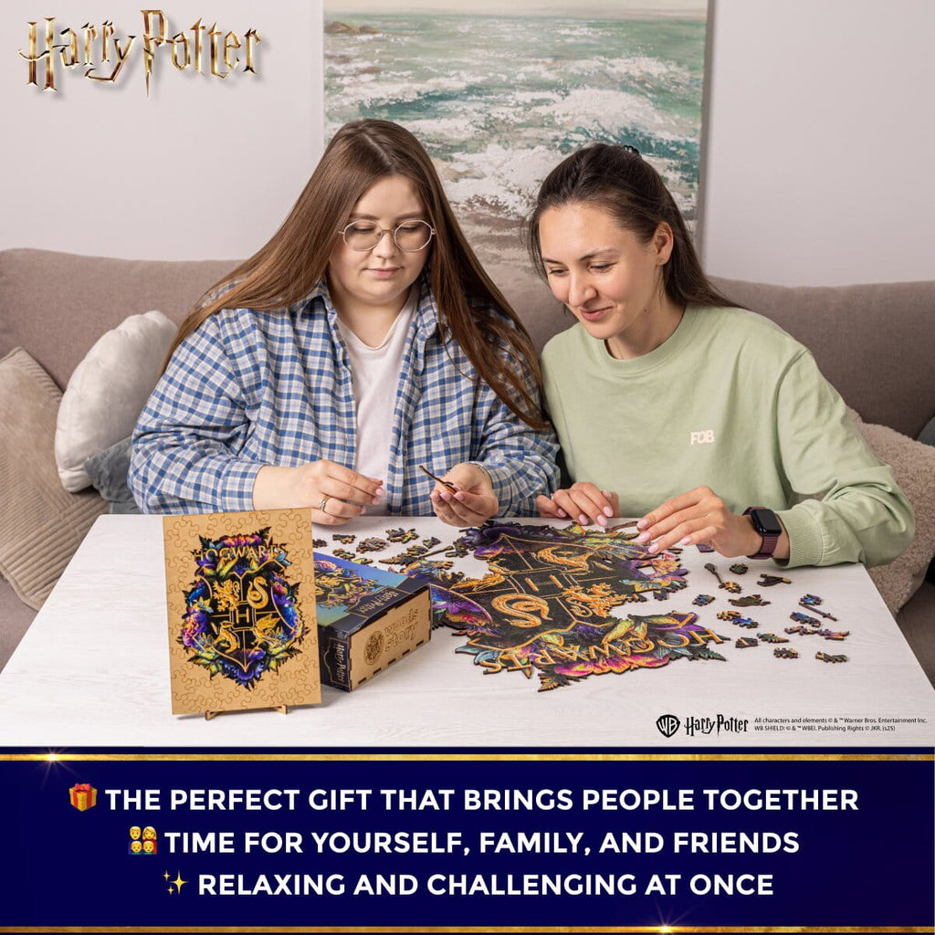 Classic Wooden Puzzle Harry Potter™ Hogwarts (Neonly)