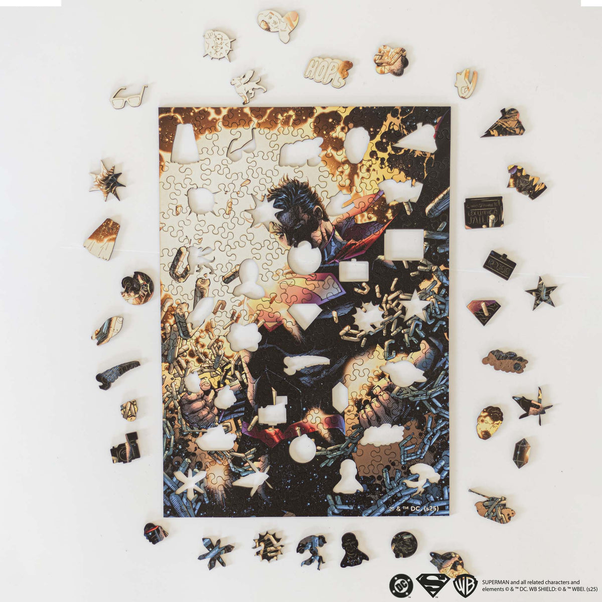 Wooden jigsaw puzzle DC Superman™ – Unbreakable Force