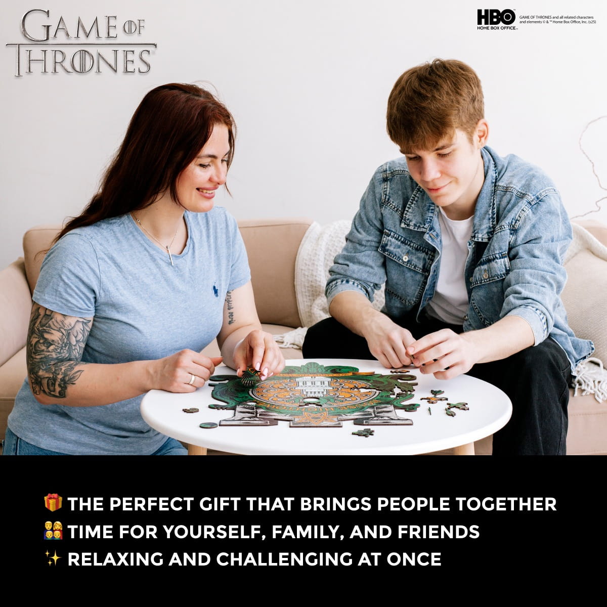 Wooden jigsaw puzzle Game of Thrones™ House Hightower