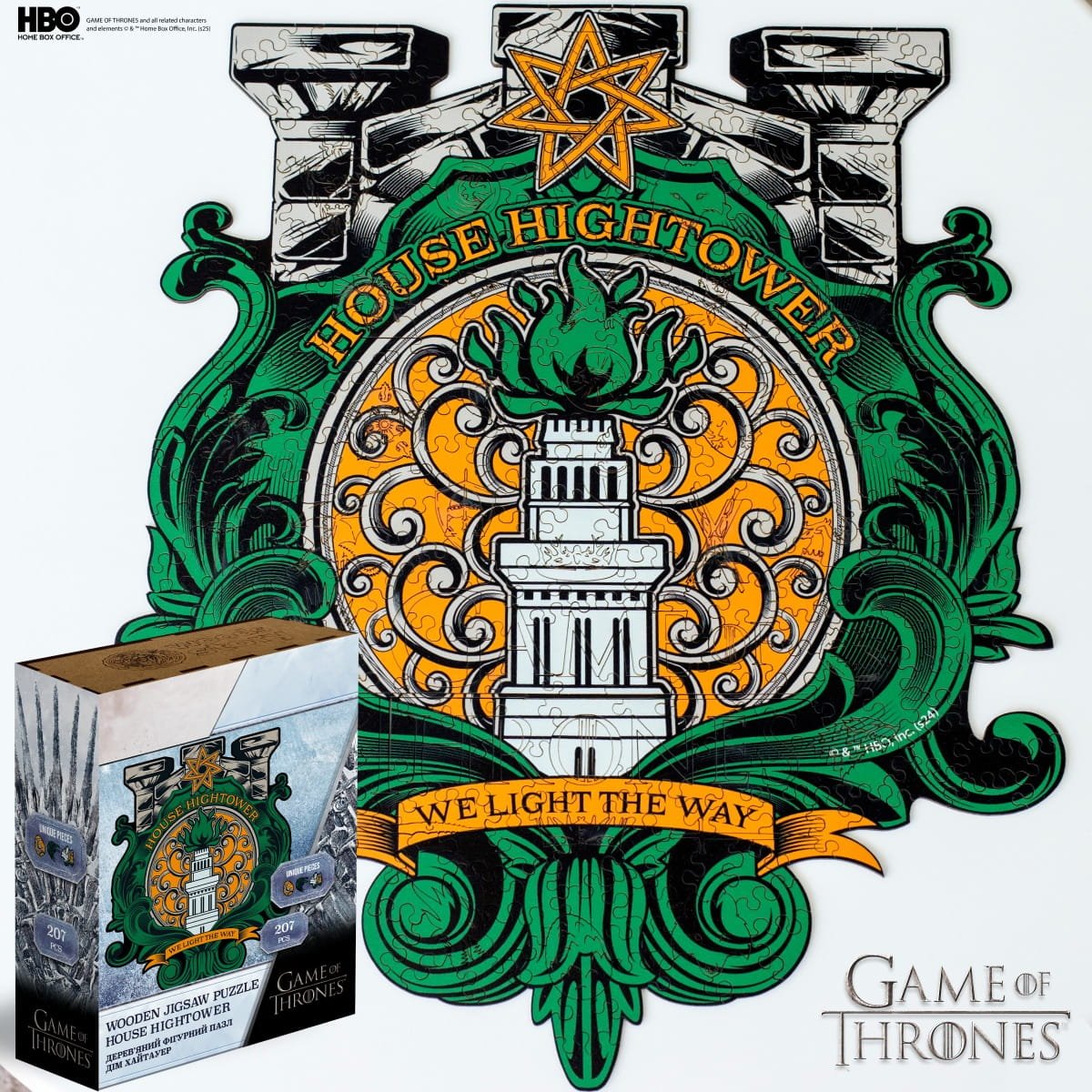 Wooden jigsaw puzzle Game of Thrones™ House Hightower