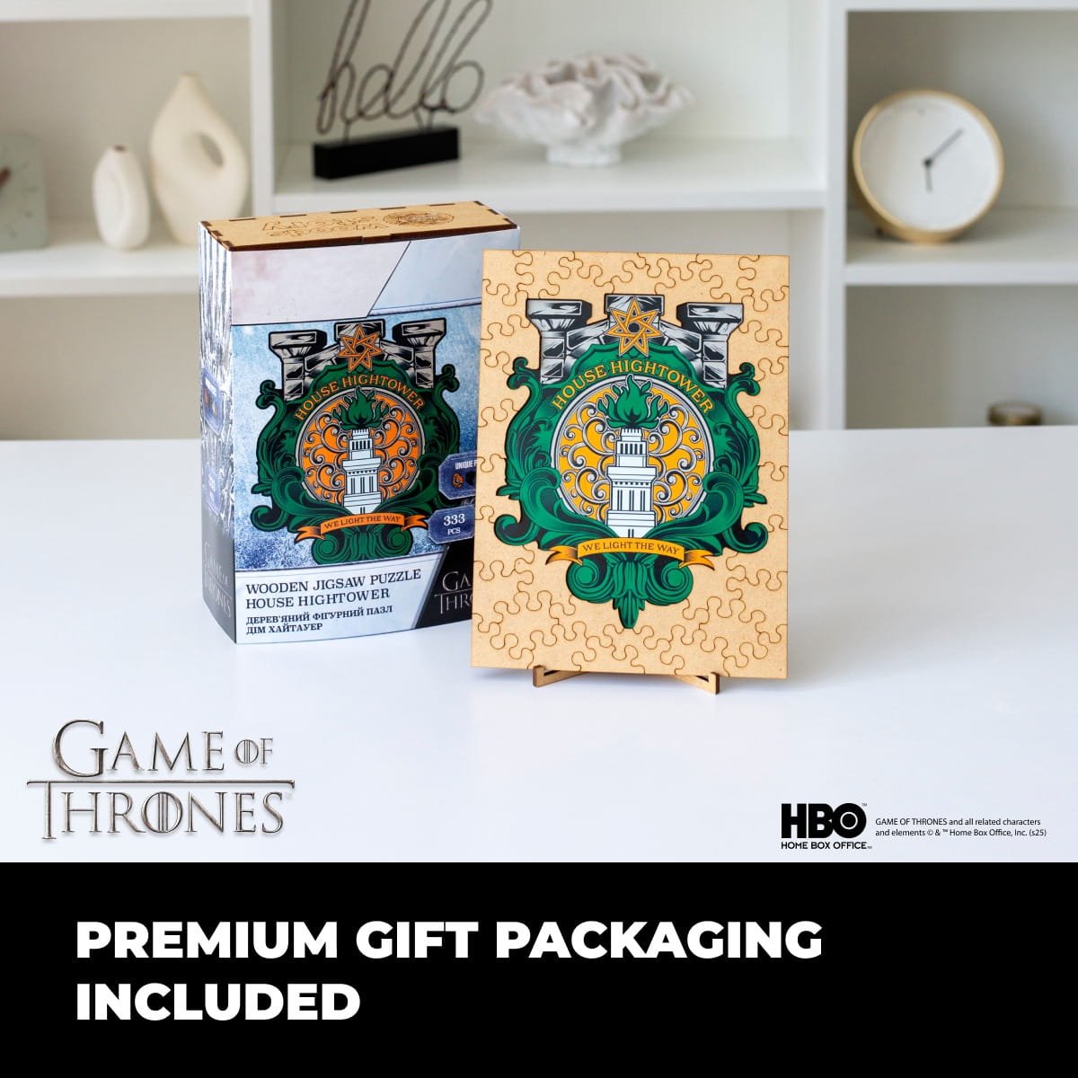 Wooden jigsaw puzzle Game of Thrones™ House Hightower