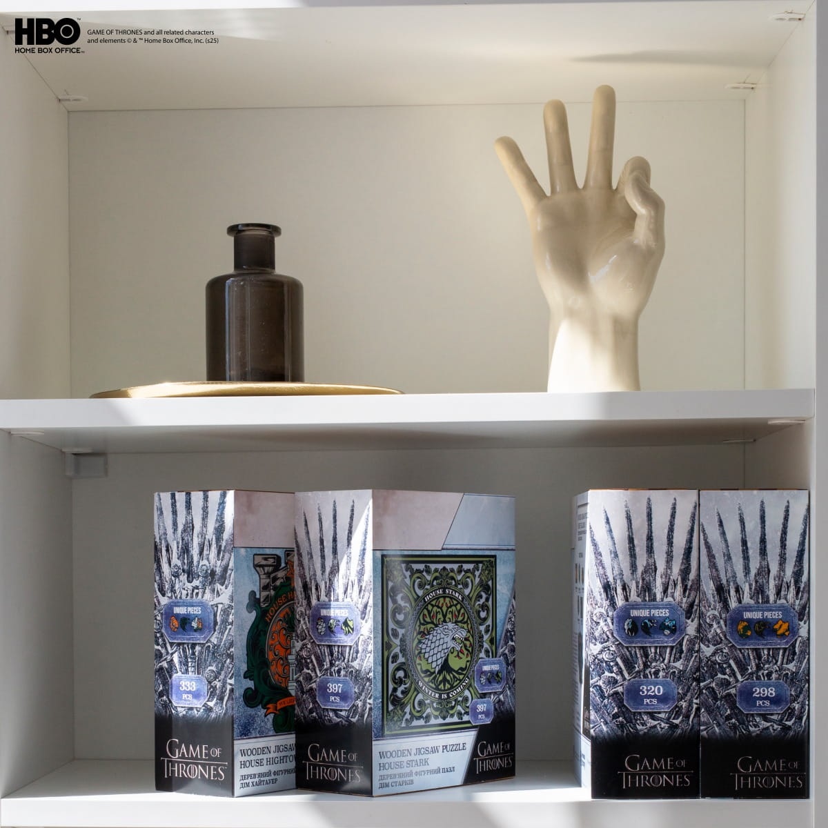 Wooden jigsaw puzzle Game of Thrones™ House Stark