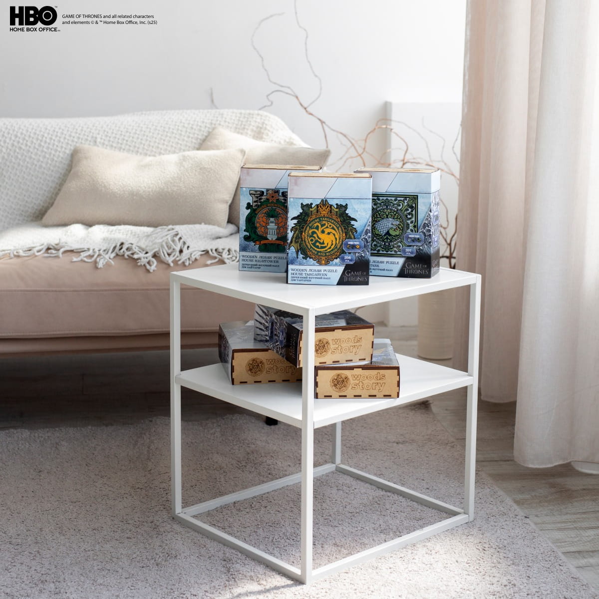 Wooden jigsaw puzzle Game of Thrones™ House Targaryen
