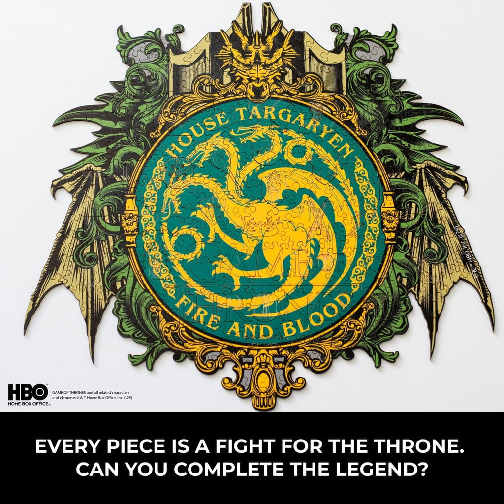 Wooden jigsaw puzzle Game of Thrones™ House Targaryen