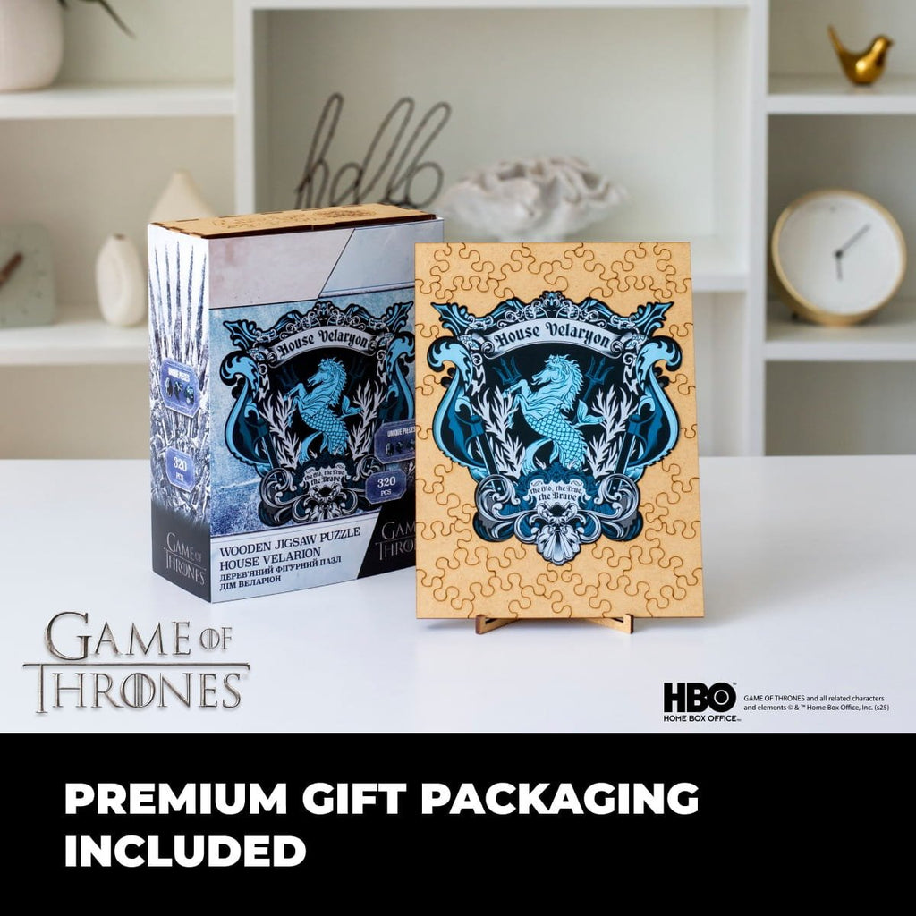 Wooden jigsaw puzzle Game of Thrones™ House Velaryon