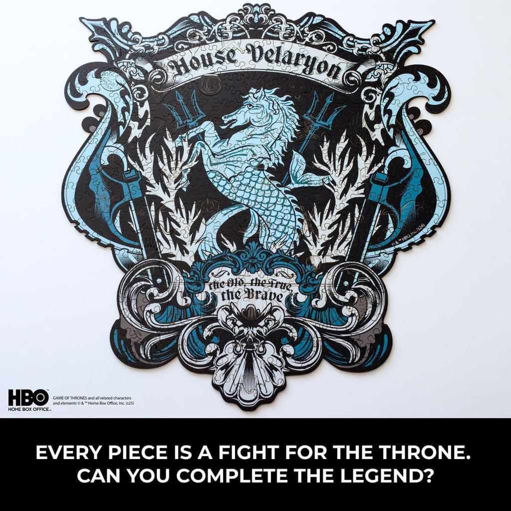 Wooden jigsaw puzzle Game of Thrones™ House Velaryon