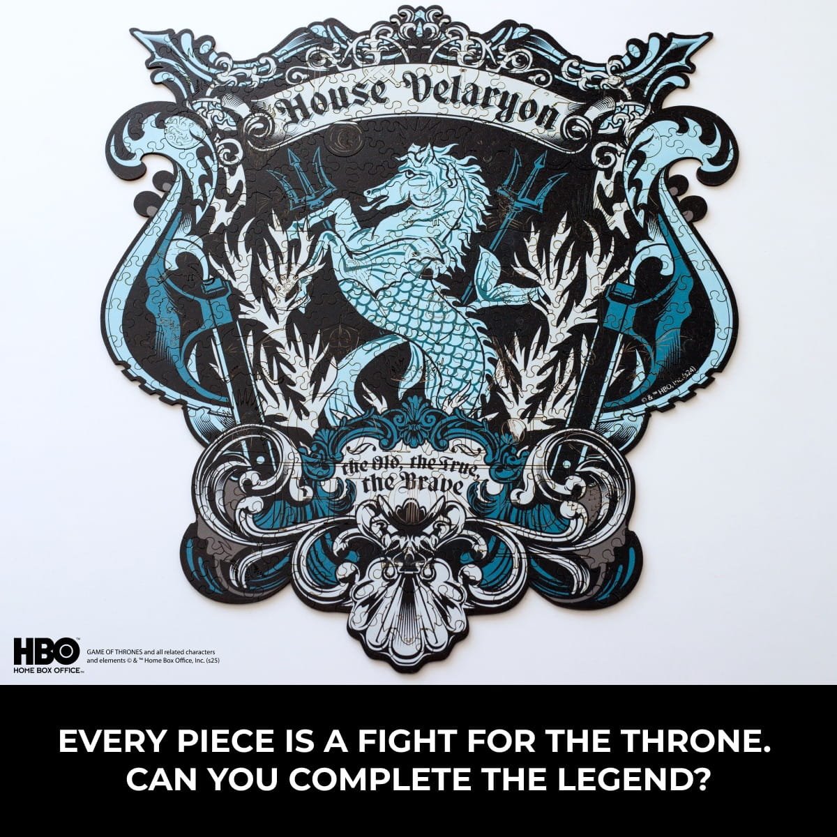Wooden jigsaw puzzle Game of Thrones™ House Velaryon
