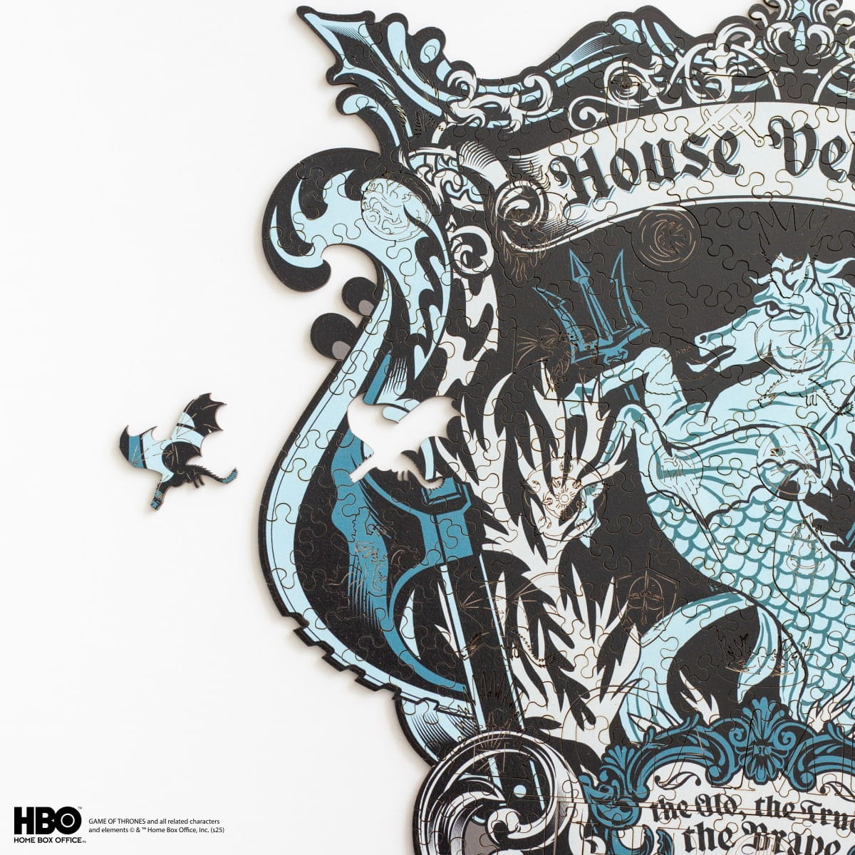 Wooden jigsaw puzzle Game of Thrones™ House Velaryon