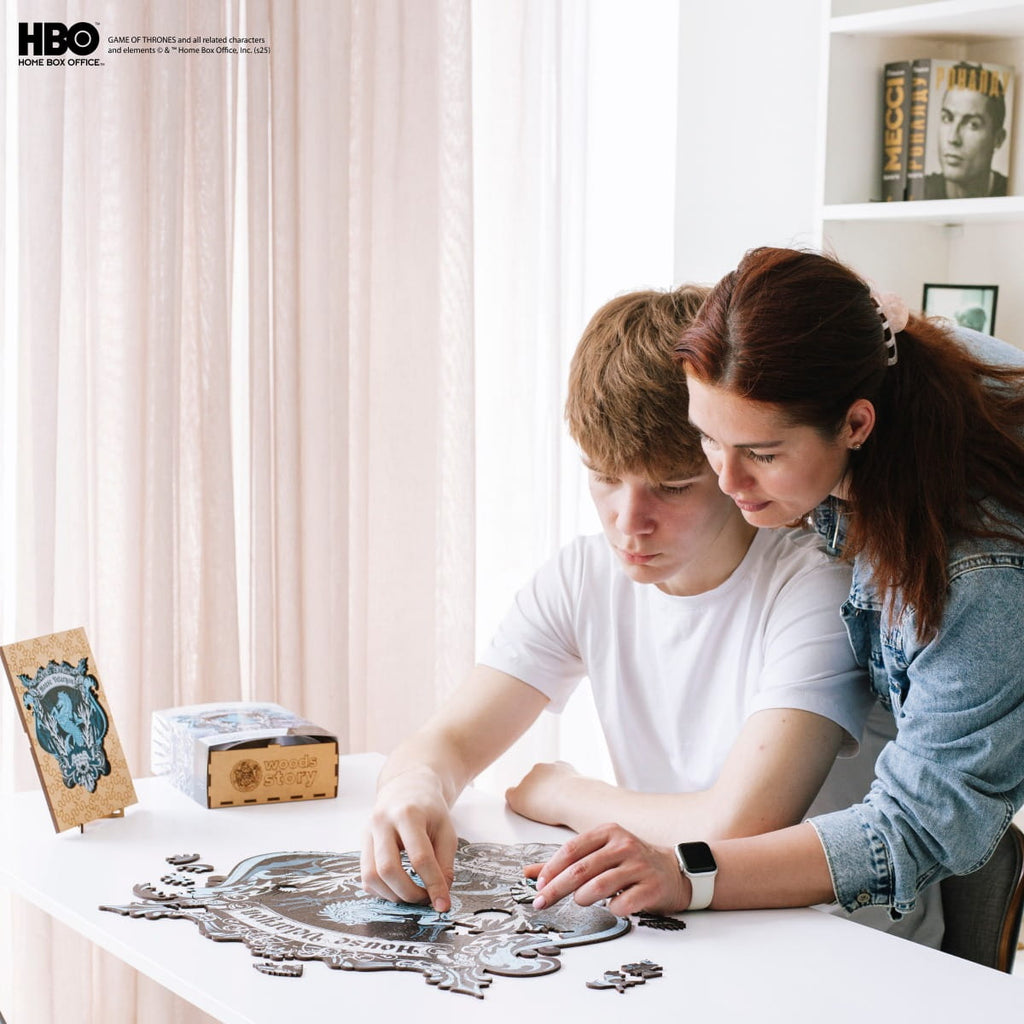 Wooden jigsaw puzzle Game of Thrones™ House Velaryon