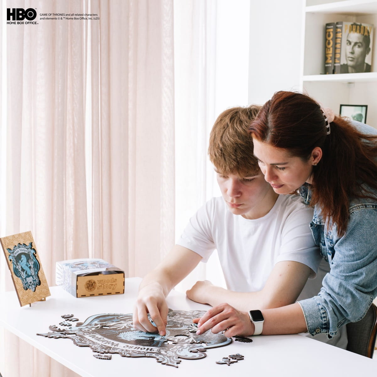 Wooden jigsaw puzzle Game of Thrones™ House Velaryon