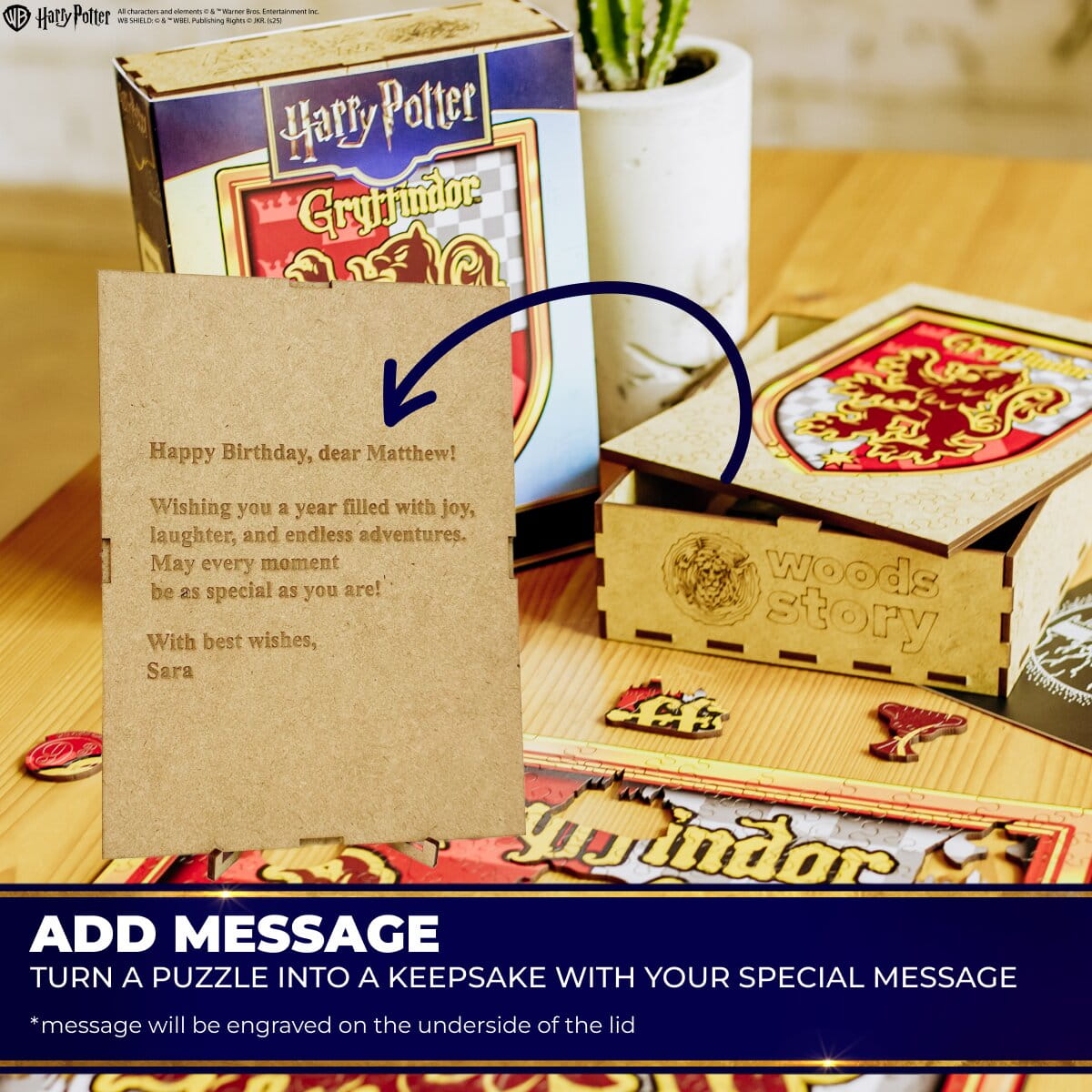 Wooden Puzzle Harry Potter™ Gryffindor