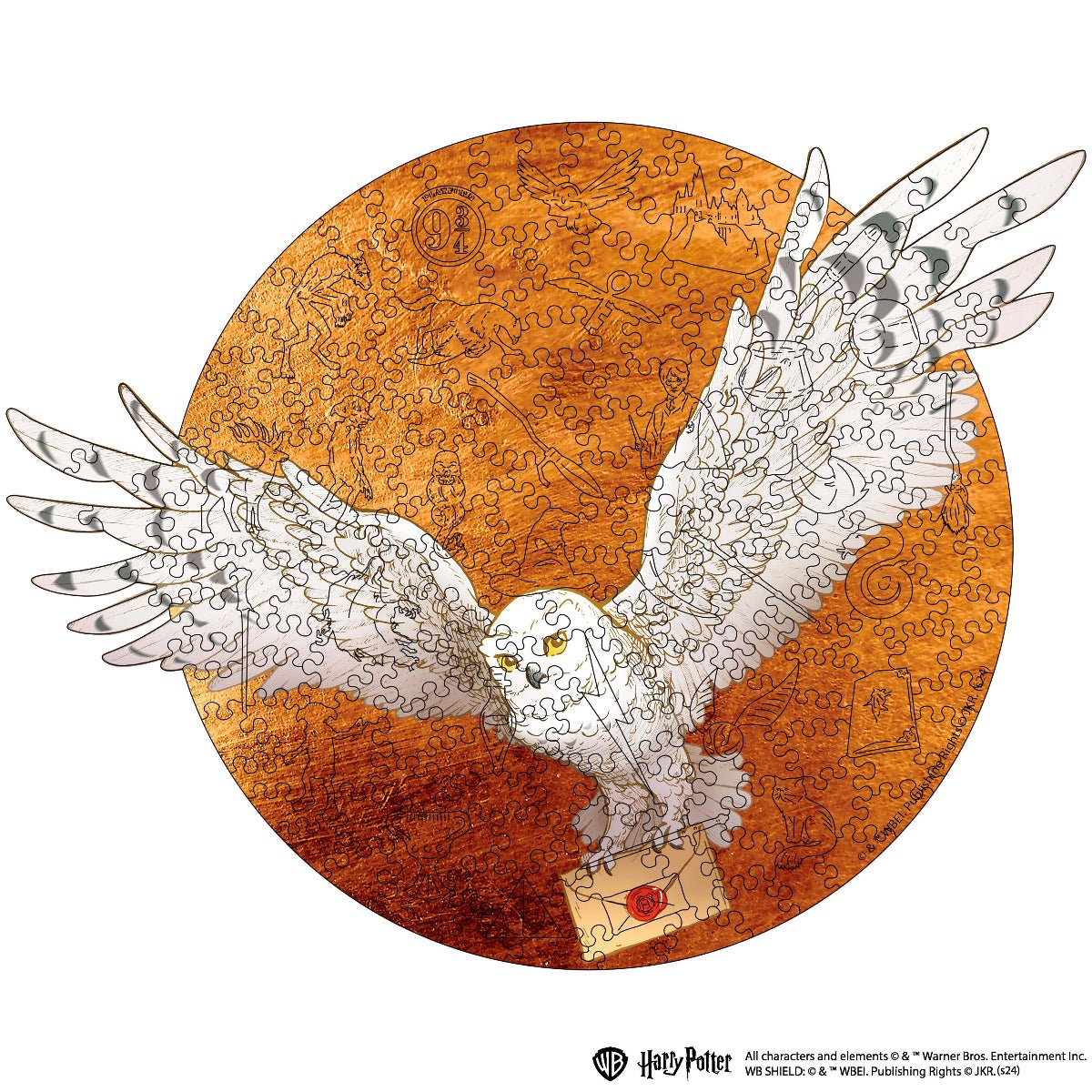Wooden Puzzle Harry Potter™ Hedwig