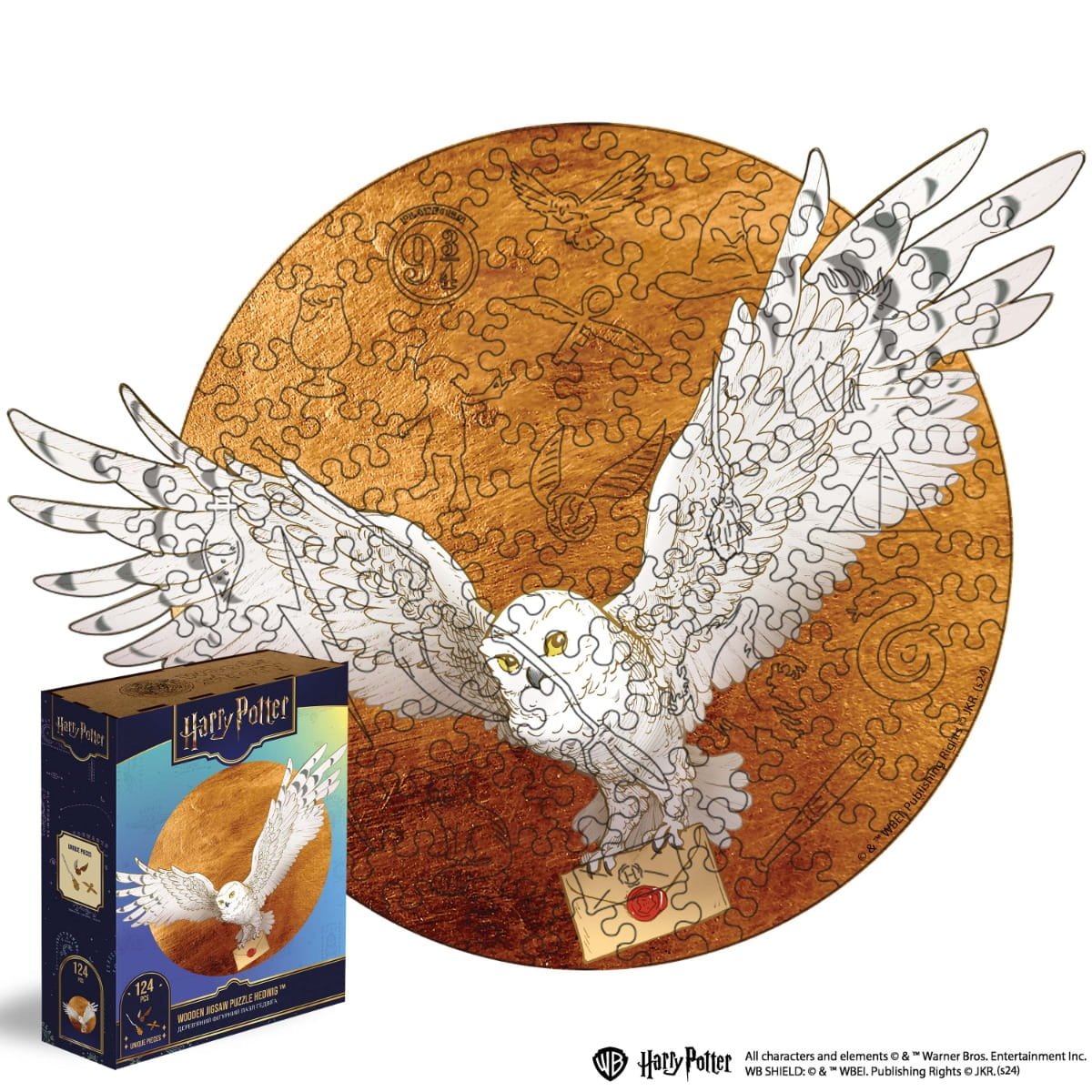 Wooden Puzzle Harry Potter™ Hedwig
