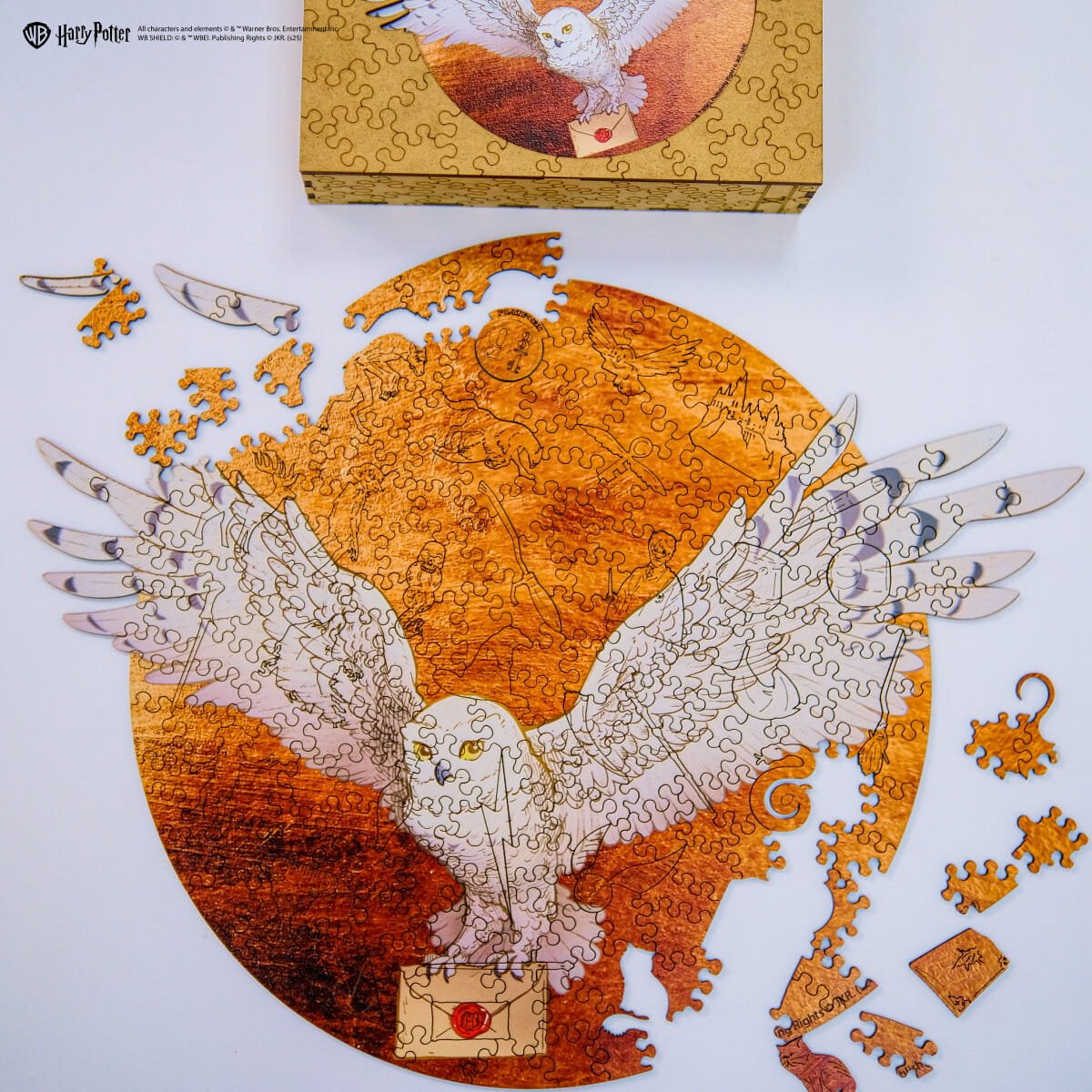 Wooden Puzzle Harry Potter™ Hedwig