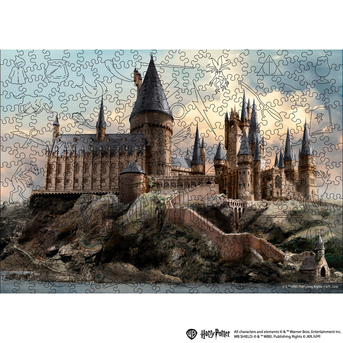 Wooden Puzzle Harry Potter™ Hogwarts Castle