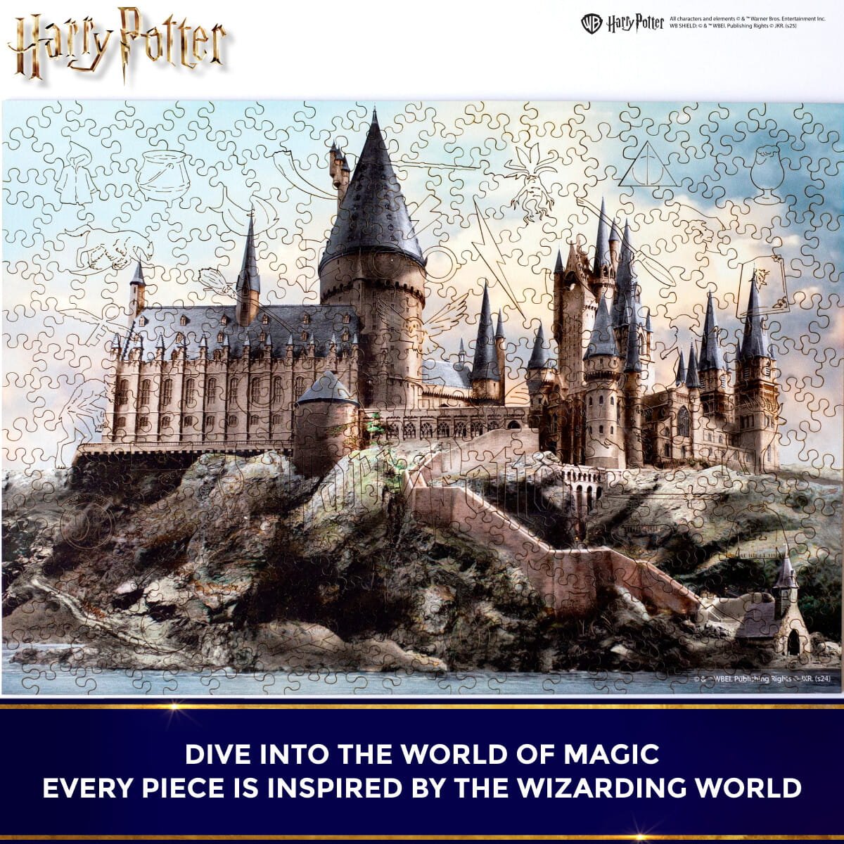 Wooden Puzzle Harry Potter™ Hogwarts Castle