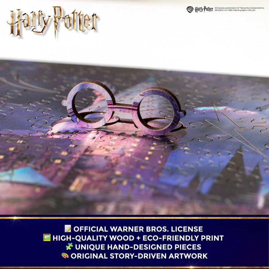 Wooden Puzzle Harry Potter™ Hogwarts Castle Night