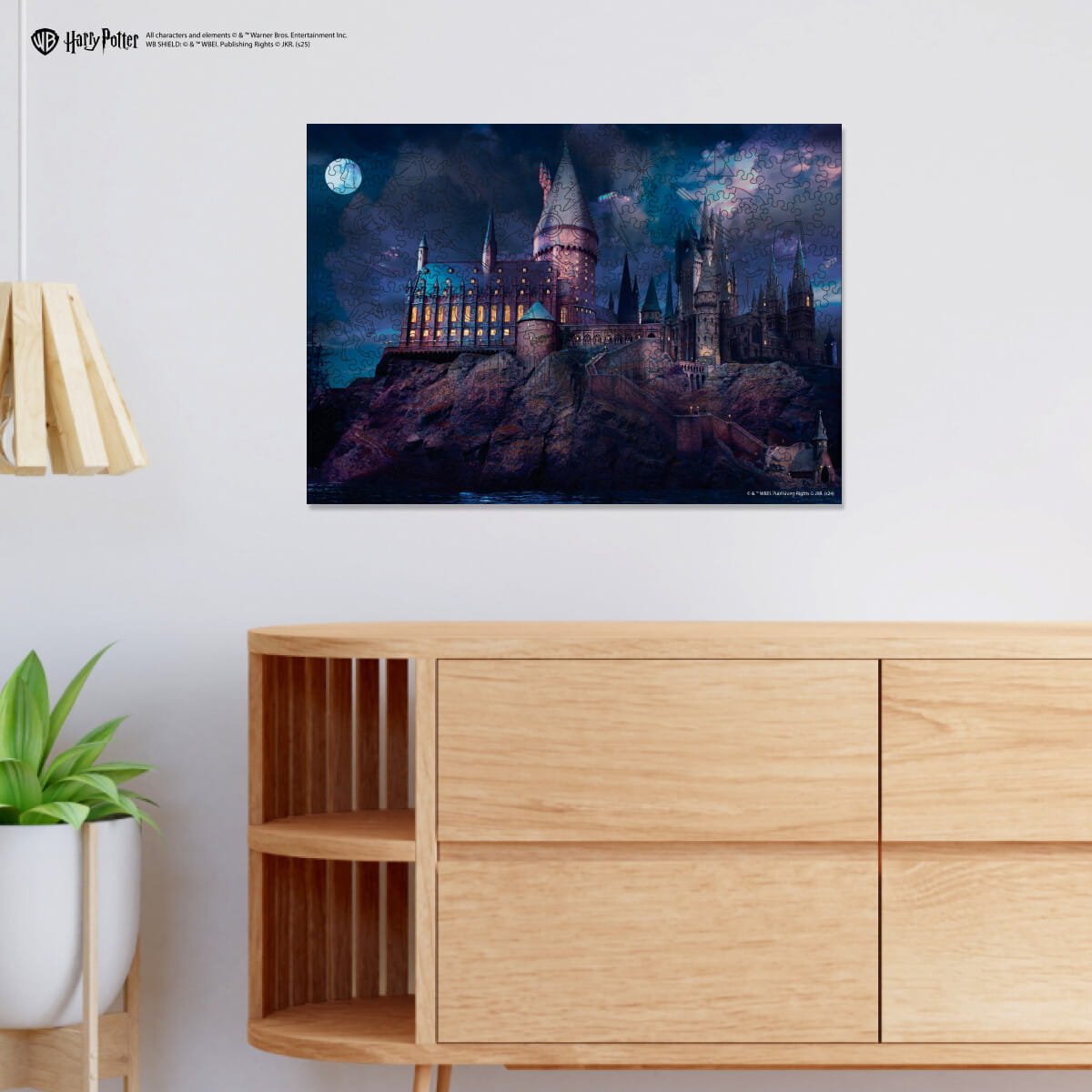 Wooden Puzzle Harry Potter™ Hogwarts Castle Night