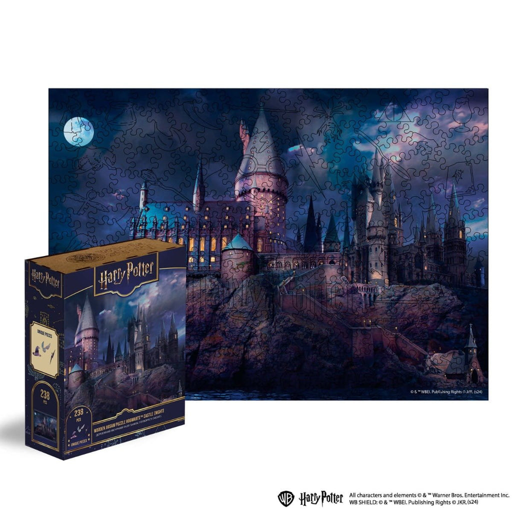Wooden Puzzle Harry Potter™ Hogwarts Castle Night