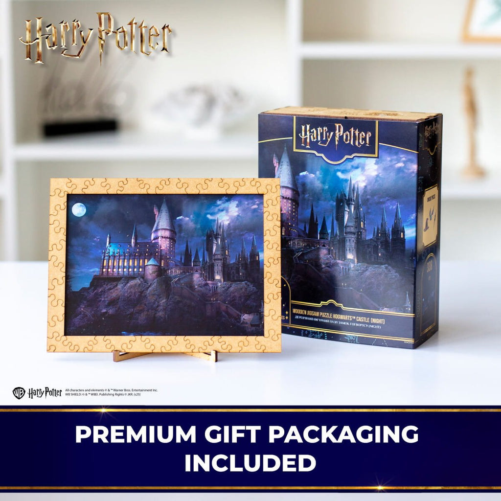 Wooden Puzzle Harry Potter™ Hogwarts Castle Night