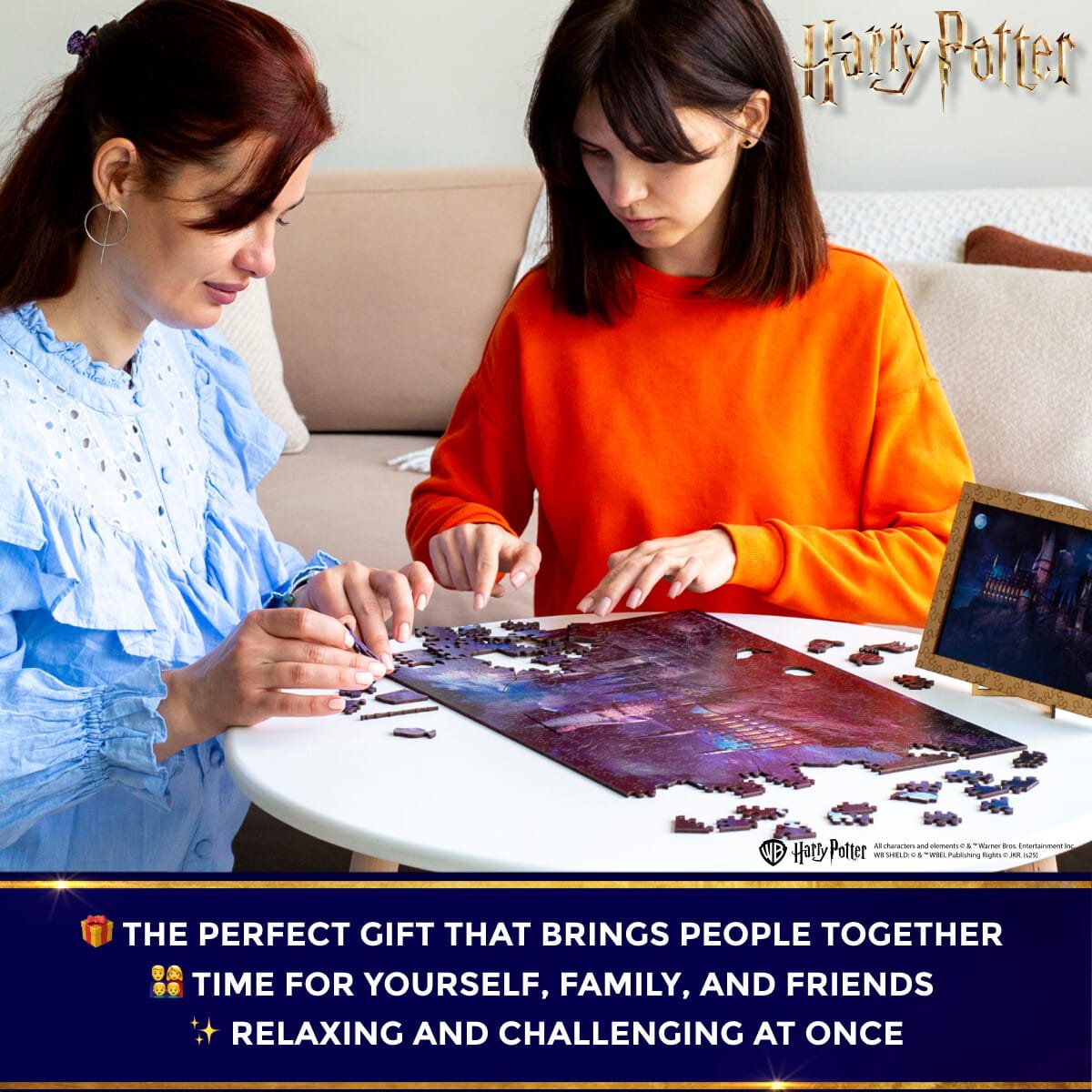 Wooden Puzzle Harry Potter™ Hogwarts Castle Night