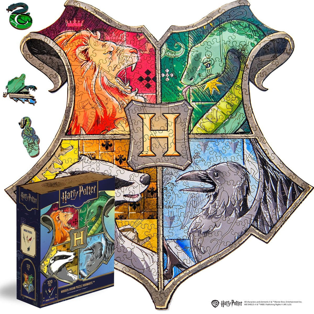 Wooden Puzzle Harry Potter™ Hogwarts Crest