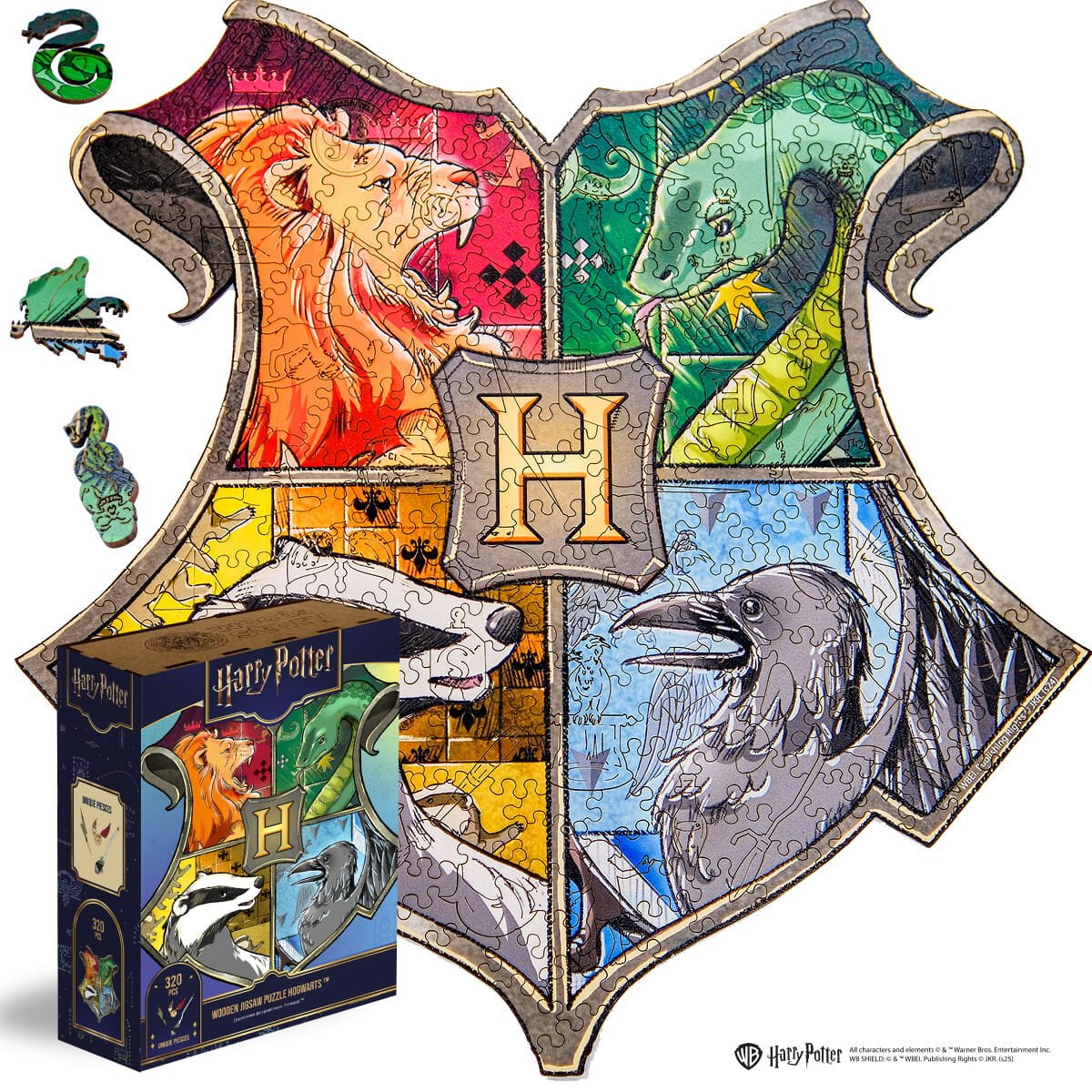 Wooden Puzzle Harry Potter™ Hogwarts Crest