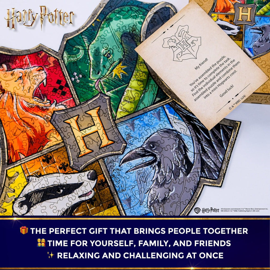 Wooden Puzzle Harry Potter™ Hogwarts Crest