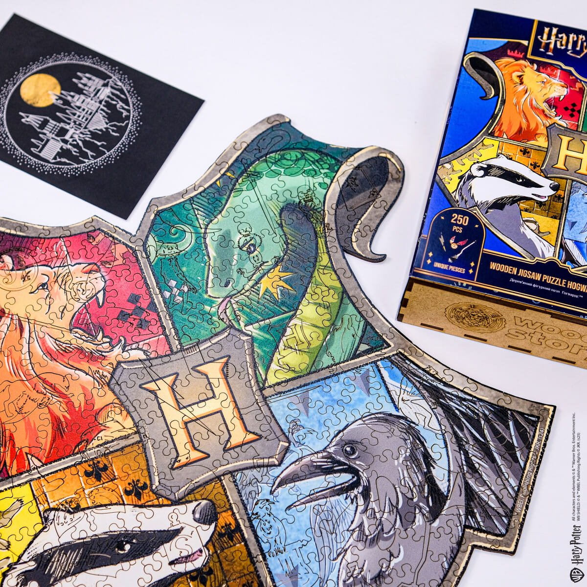 Wooden Puzzle Harry Potter™ Hogwarts Crest