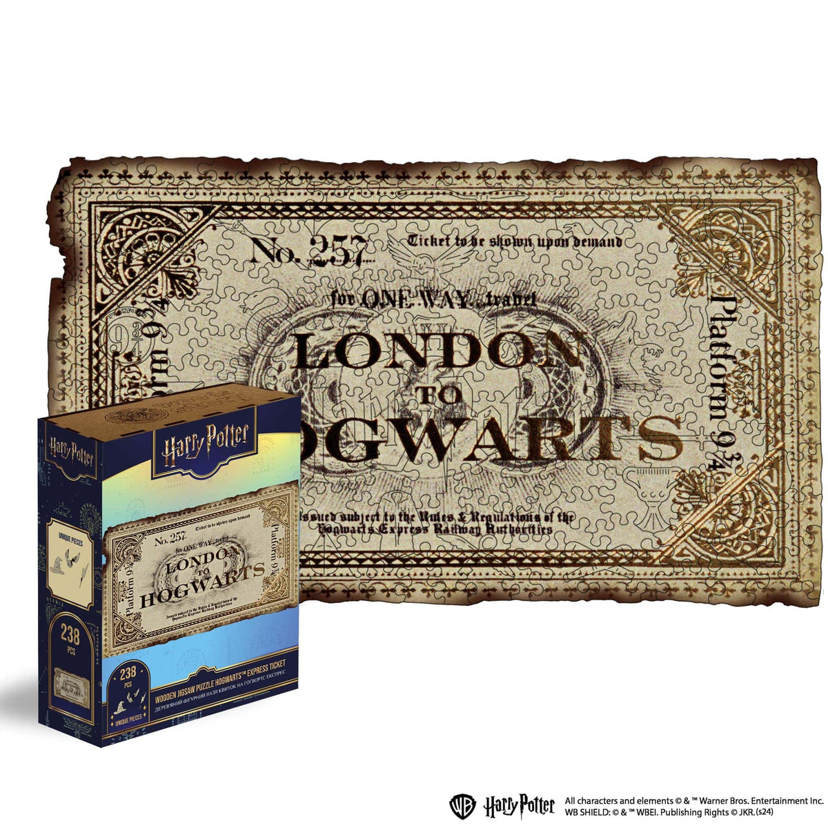 Wooden Puzzle Harry Potter™ Hogwarts Express Ticket