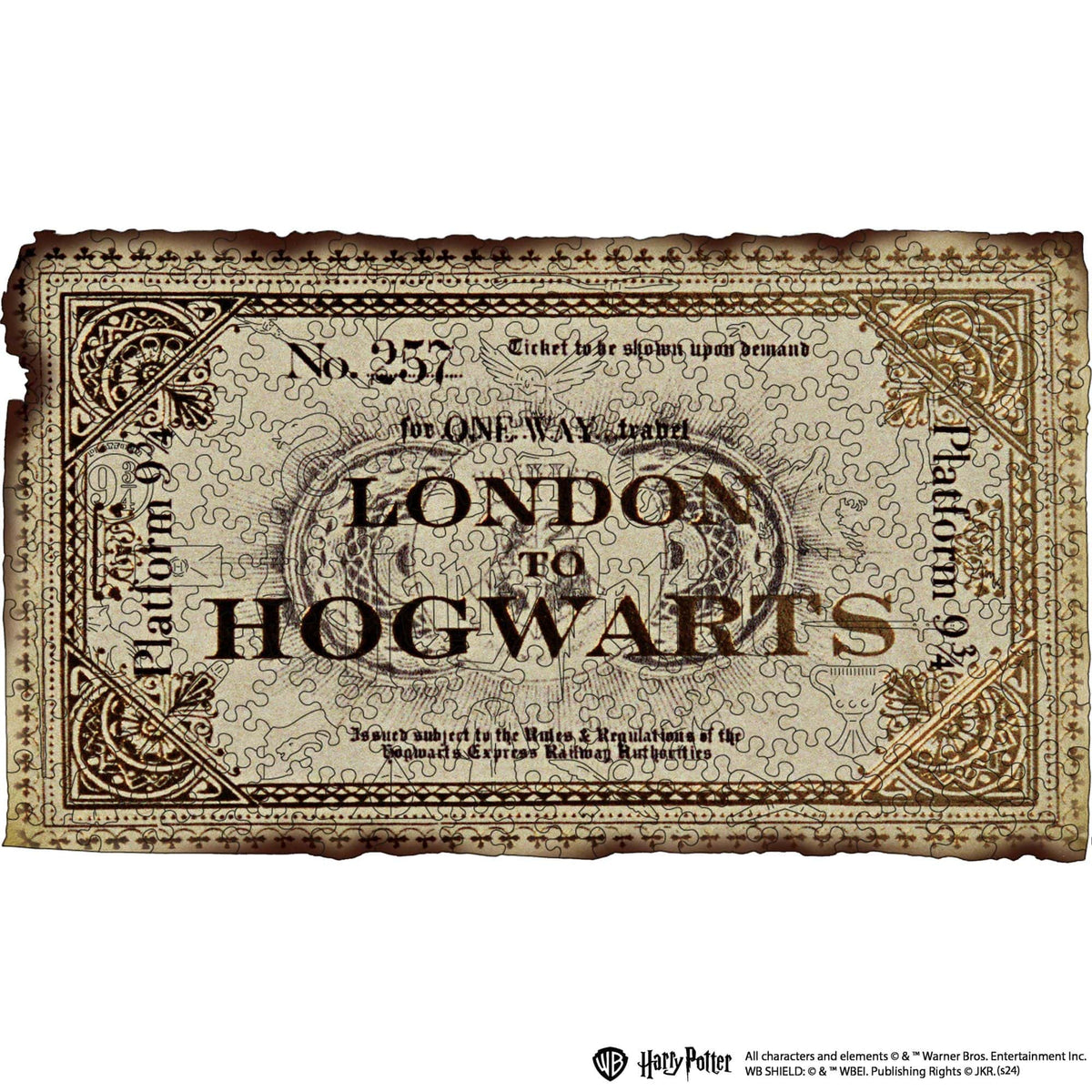 Wooden Puzzle Harry Potter™ Hogwarts Express Ticket