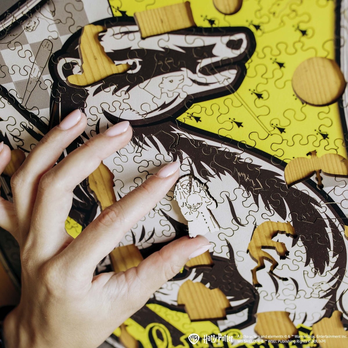 Wooden Puzzle Harry Potter™ Hufflepuff