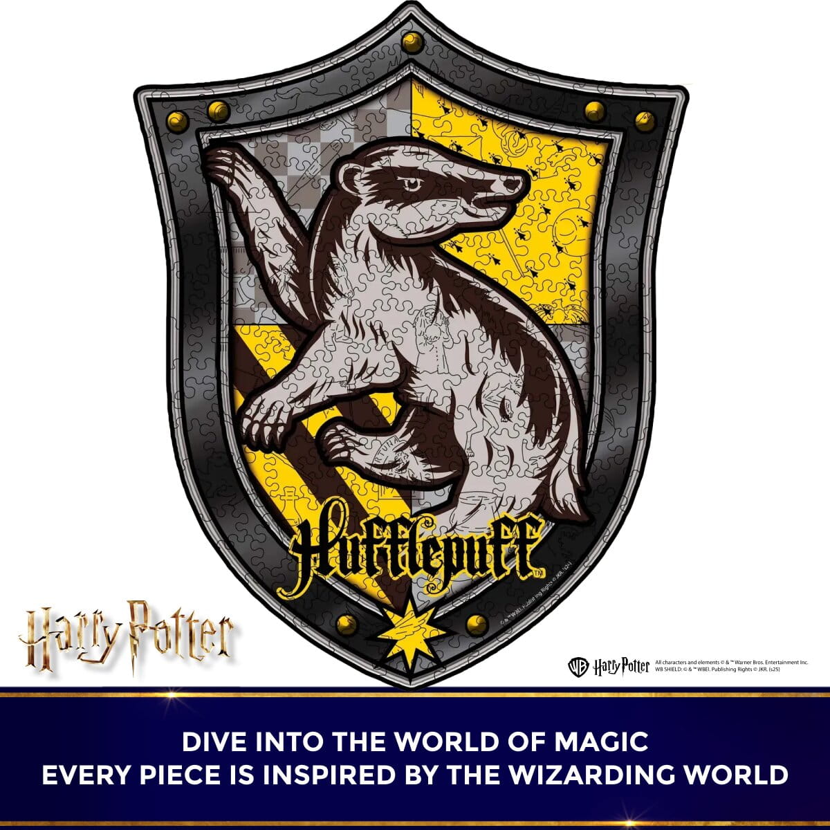 Wooden Puzzle Harry Potter™ Hufflepuff