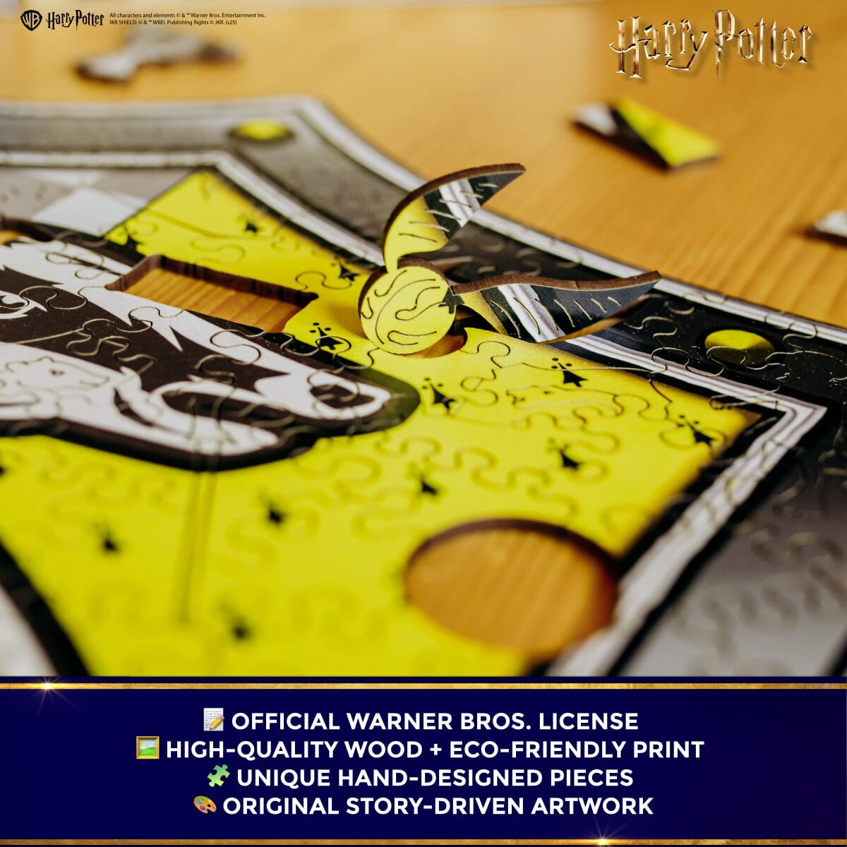 Wooden Puzzle Harry Potter™ Hufflepuff