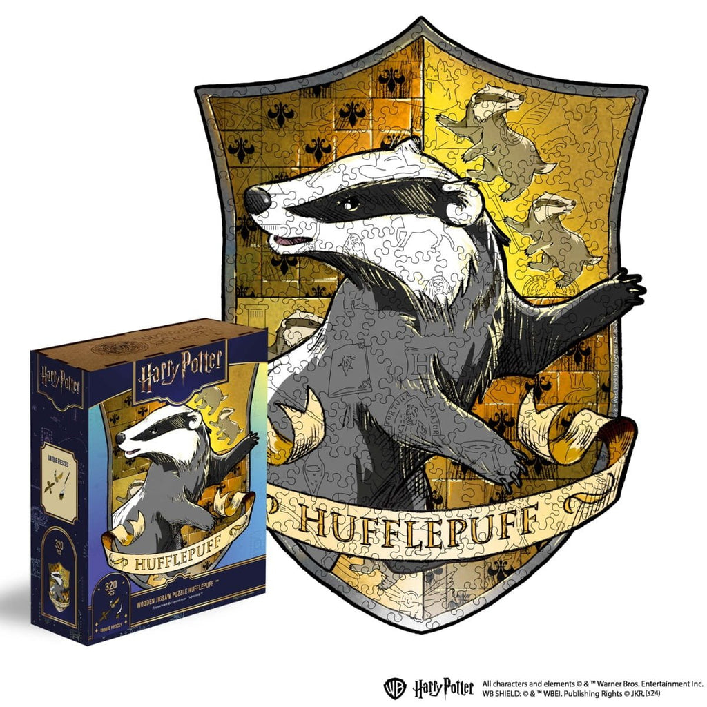 Wooden Puzzle Harry Potter™ Hufflepuff Crest