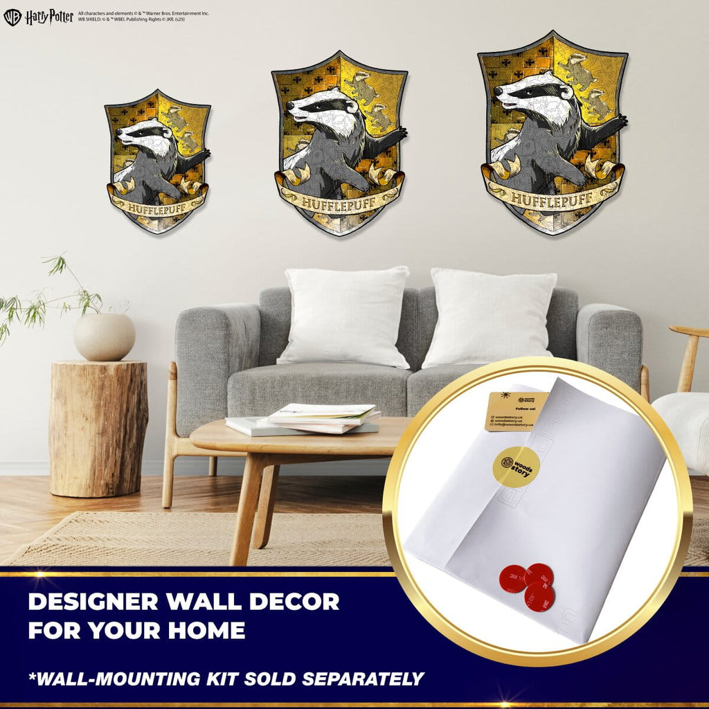 Wooden Puzzle Harry Potter™ Hufflepuff Crest