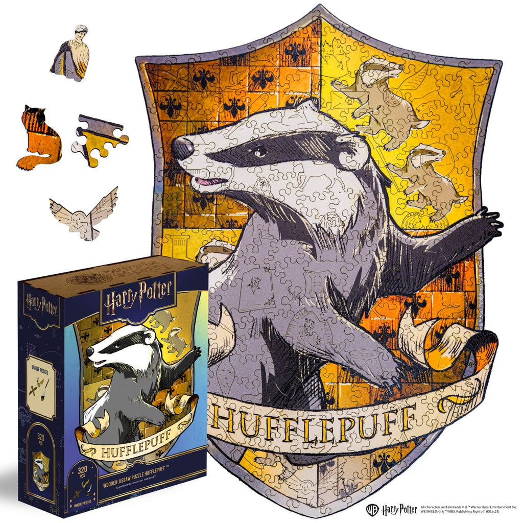 Wooden Puzzle Harry Potter™ Hufflepuff Crest