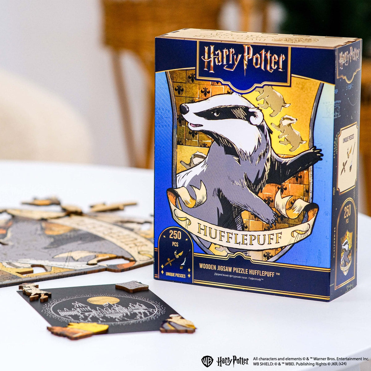 Wooden Puzzle Harry Potter™ Hufflepuff Crest