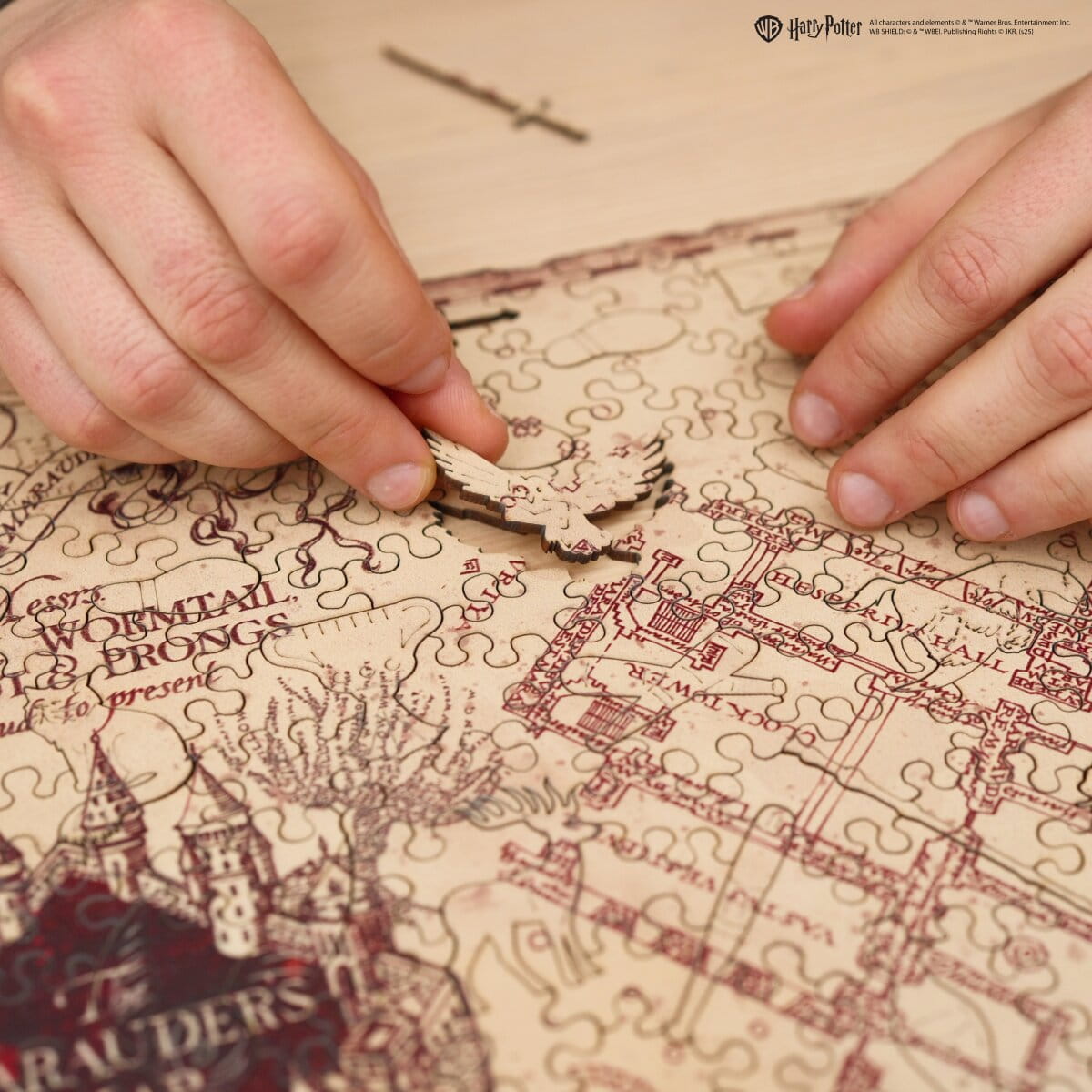 Wooden Puzzle Harry Potter™ Marauder’s Map