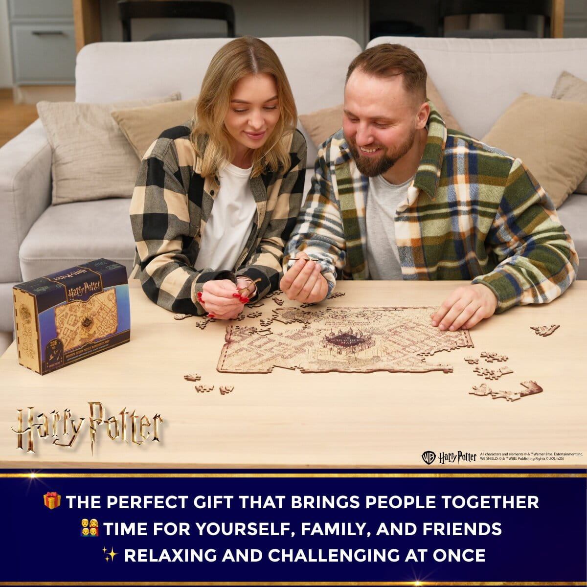 Wooden Puzzle Harry Potter™ Marauder’s Map