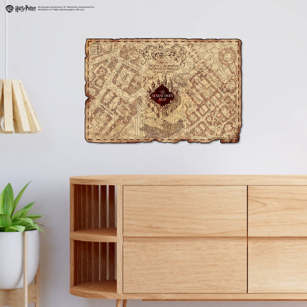 Wooden Puzzle Harry Potter™ Marauder’s Map
