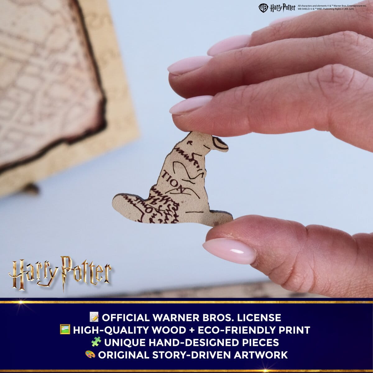 Wooden Puzzle Harry Potter™ Marauder’s Map