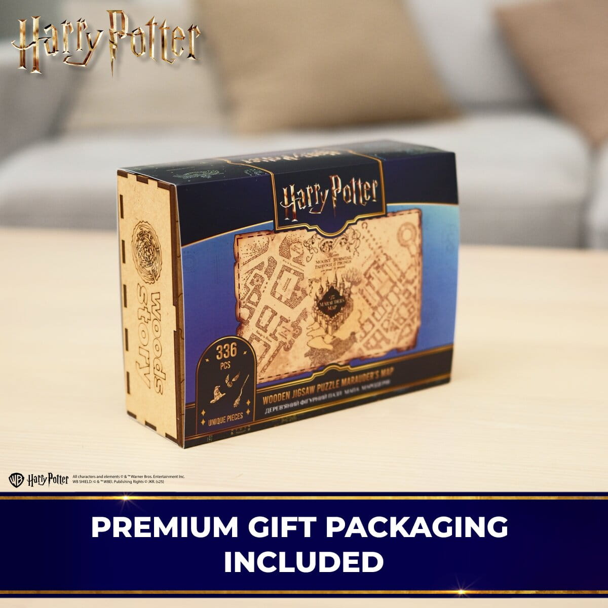 Wooden Puzzle Harry Potter™ Marauder’s Map