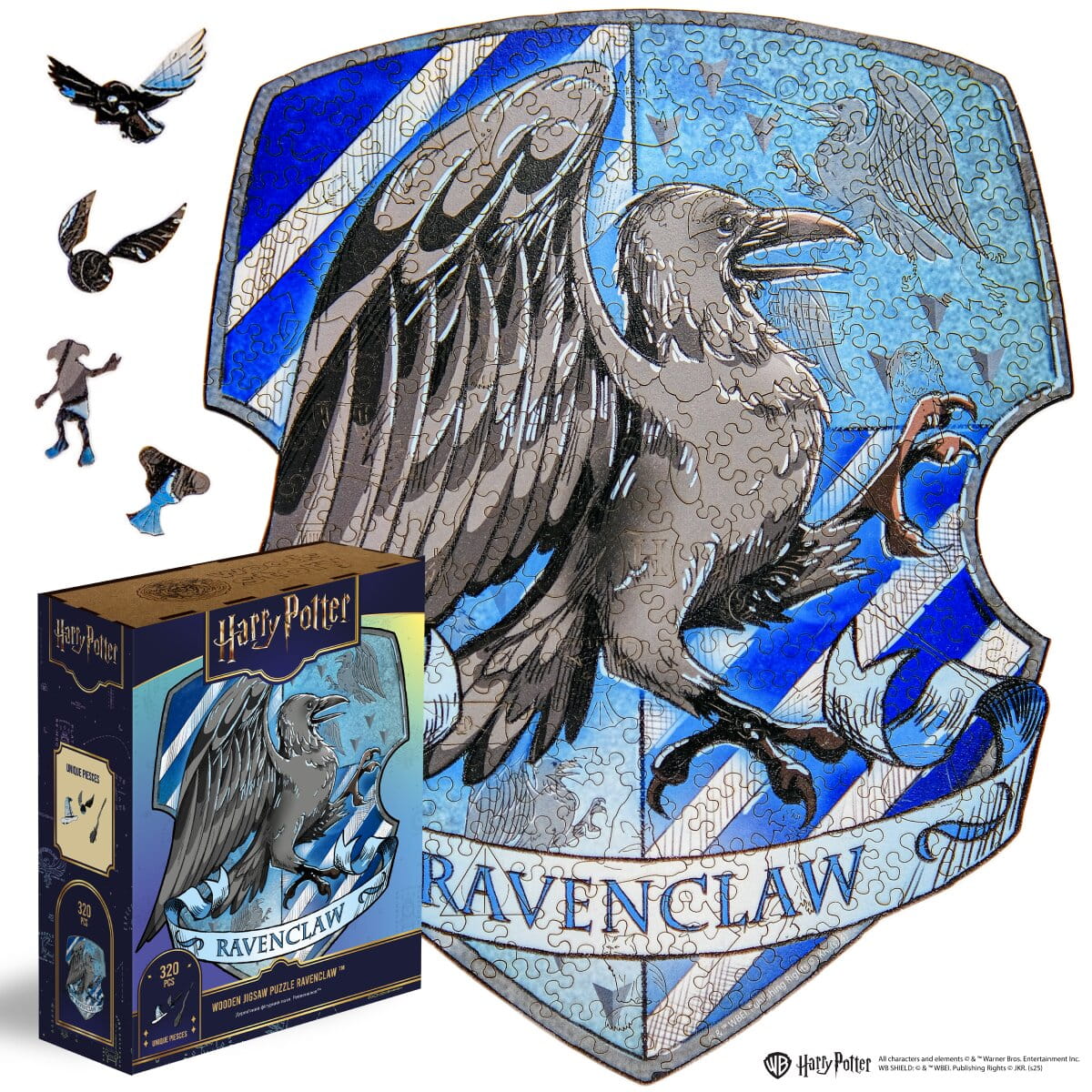 Wooden Puzzle Harry Potter™ Ravenclaw Crest