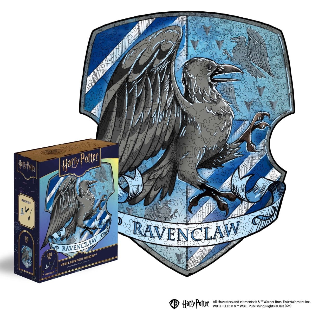 Wooden Puzzle Harry Potter™ Ravenclaw Crest