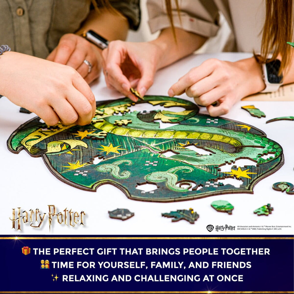 Wooden Puzzle Harry Potter™ Slytherin Crest